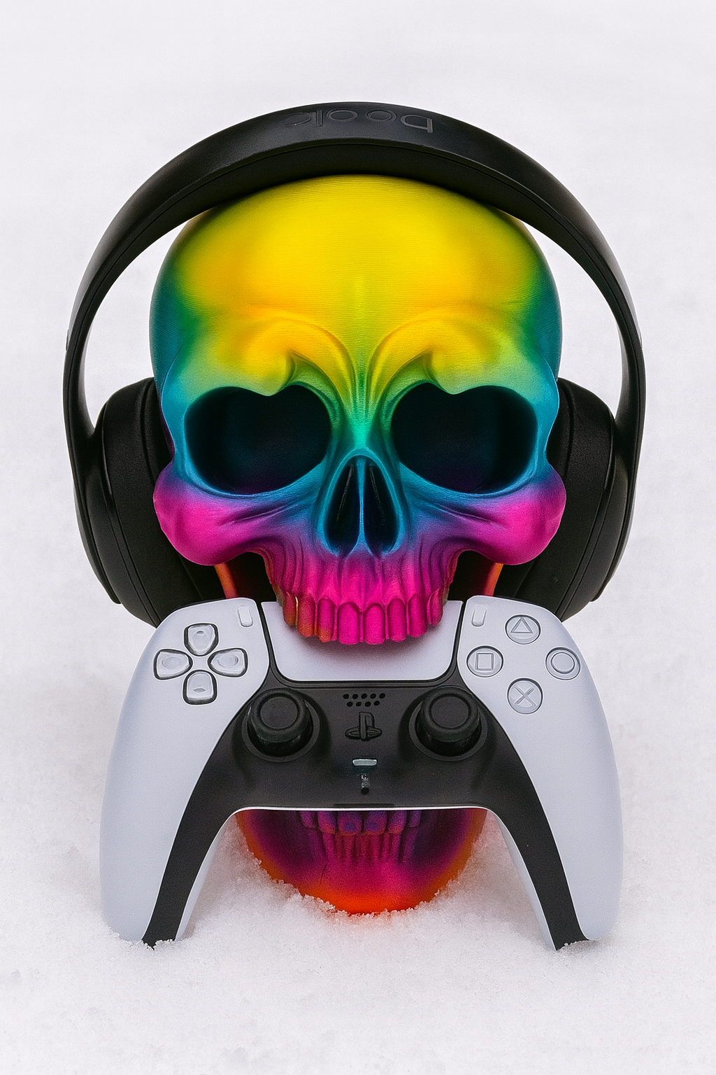 Headphone & Controller Holder - Skull